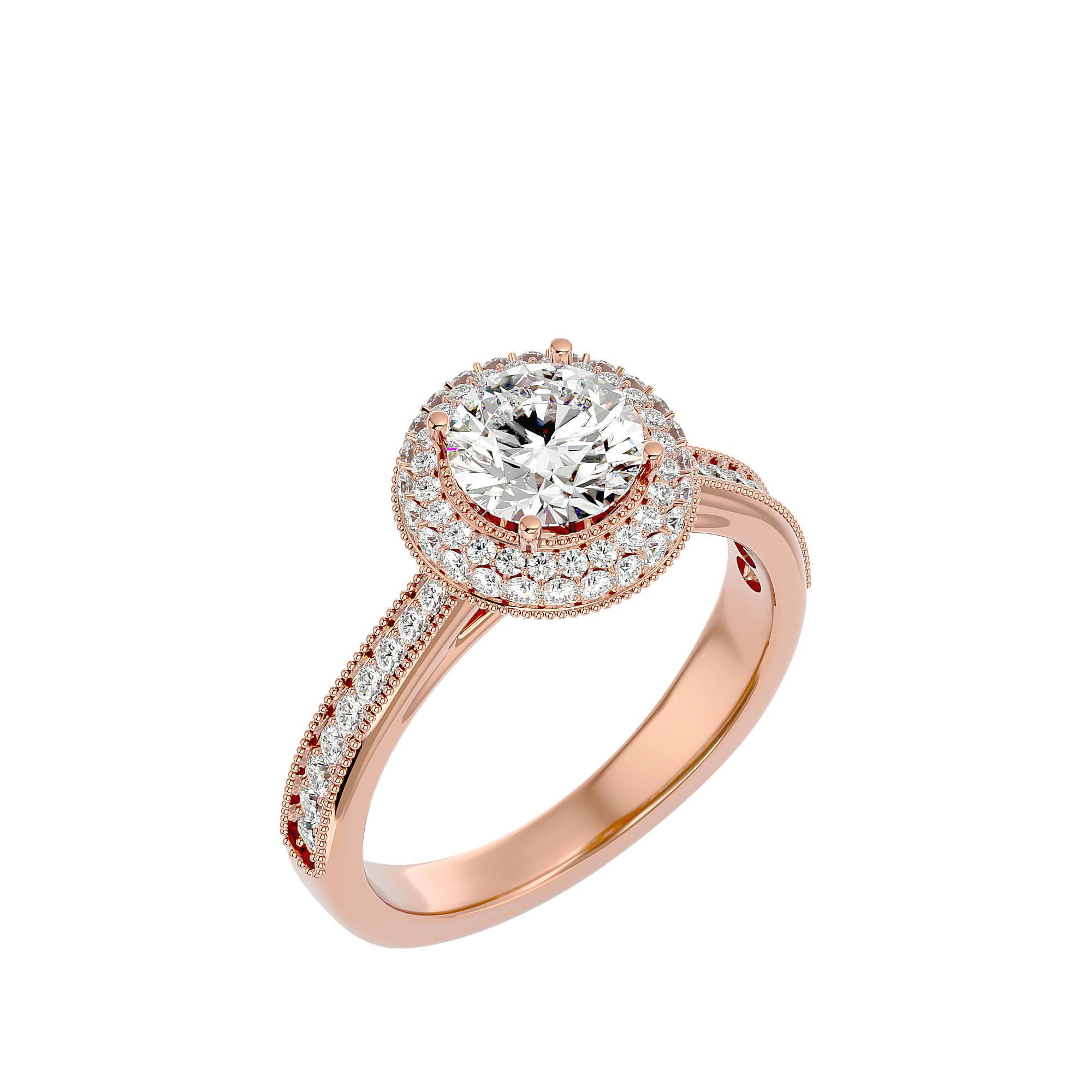 HOH Delilah Diamond Halo Ring