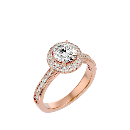 HOH Delilah Diamond Halo Ring