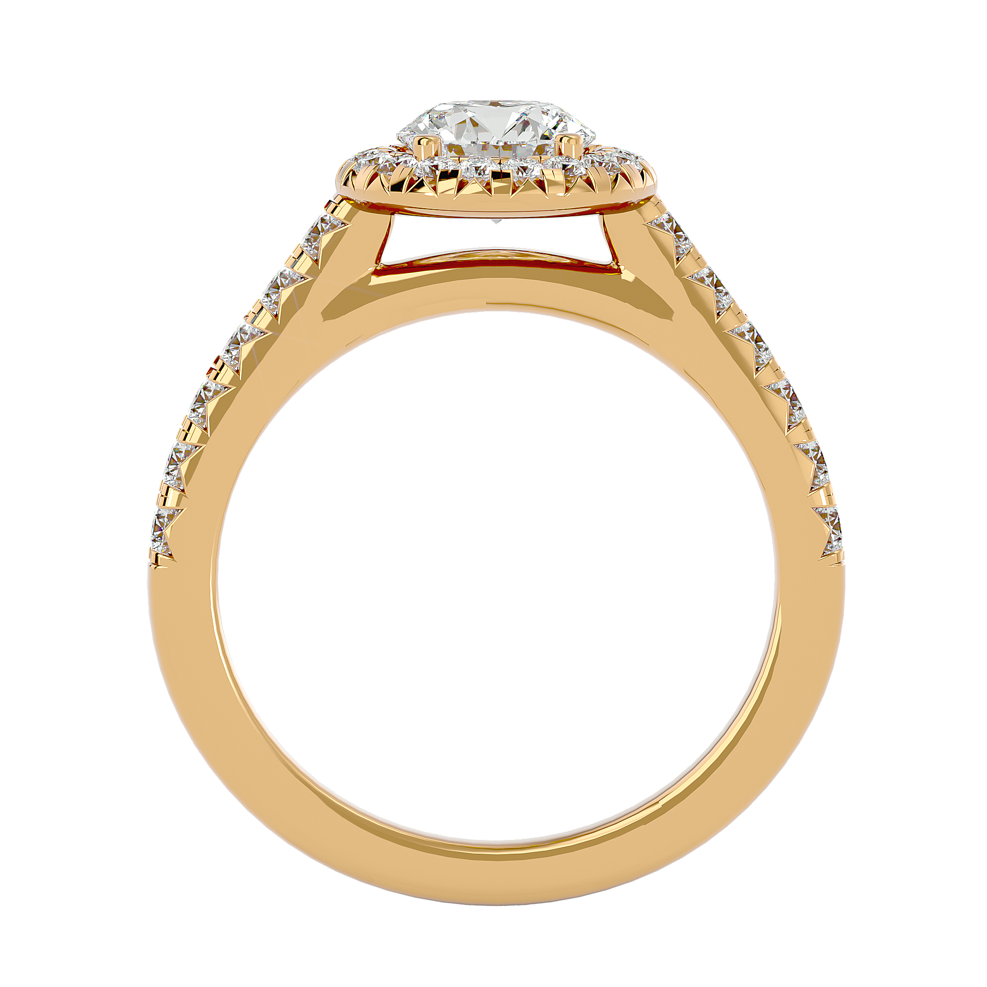 HOH Emilia Diamond Halo Ring