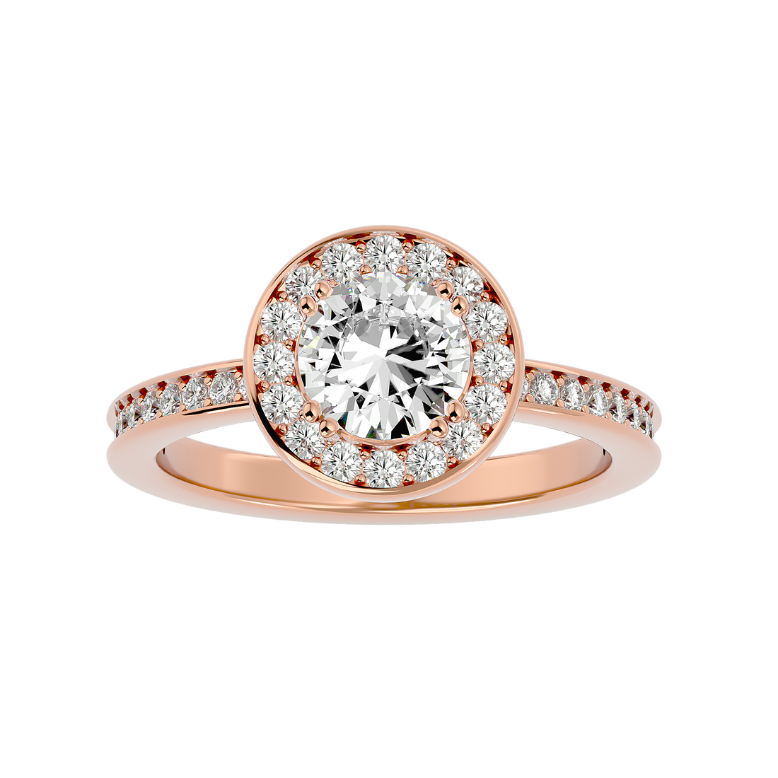 HOH Evangeline Diamond Halo Ring