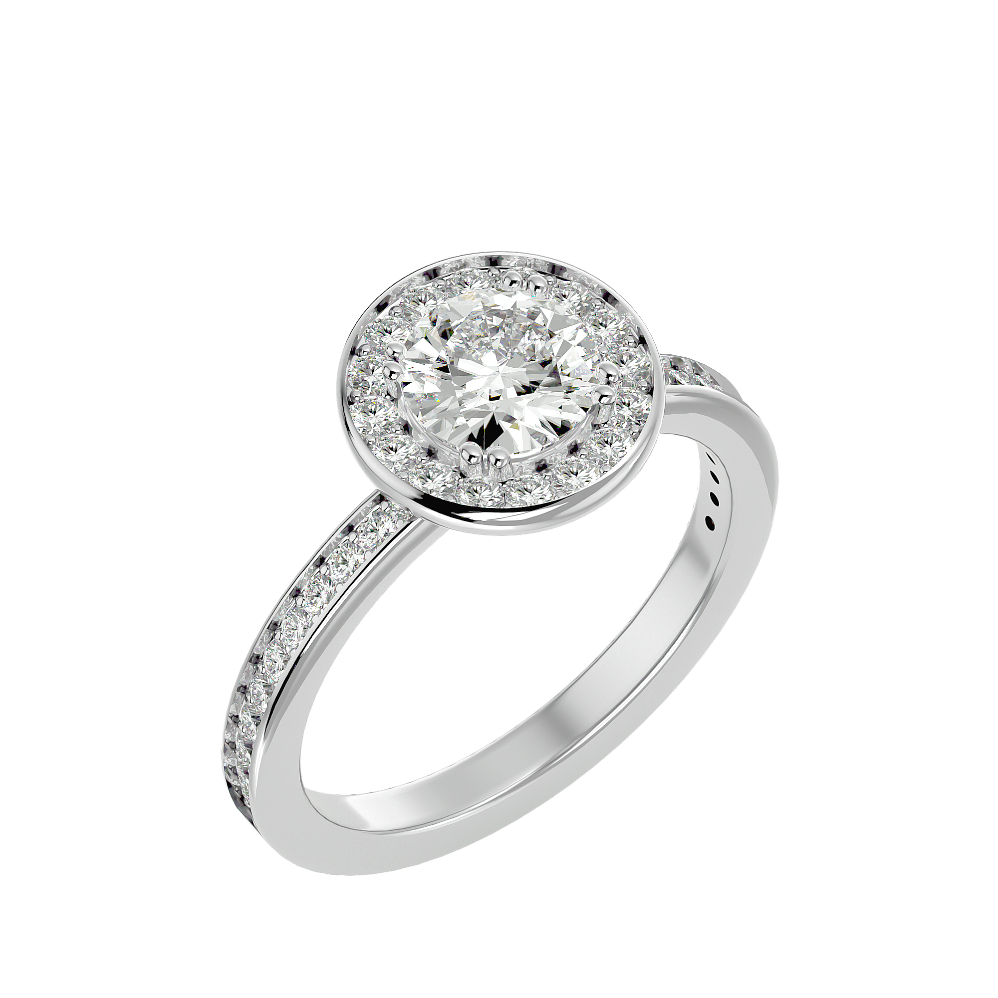 HOH Evangeline Diamond Halo Ring