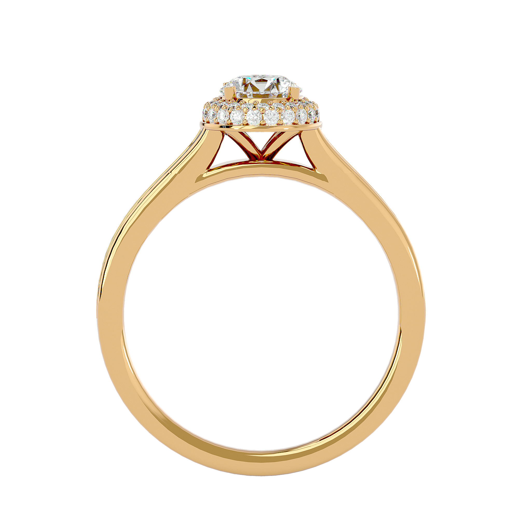 HOH Jemima Diamond Halo Ring