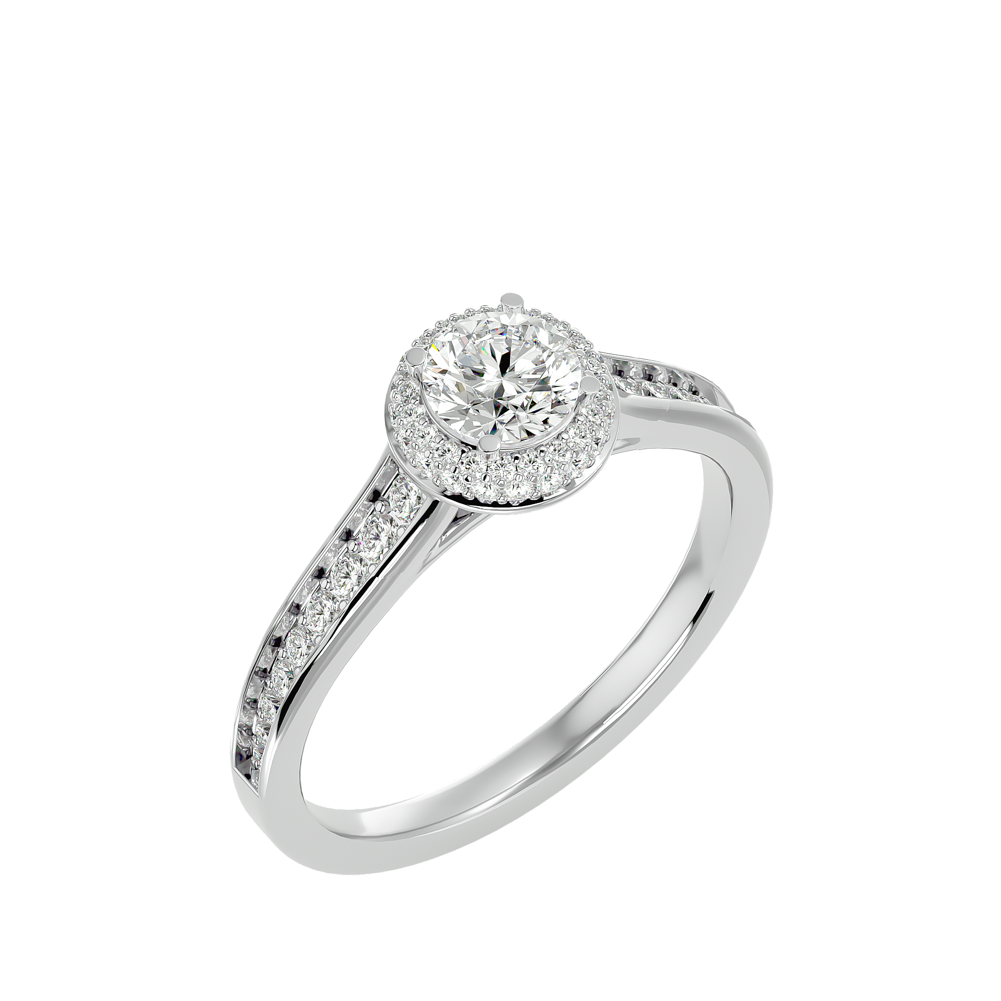 HOH Jemima Diamond Halo Ring