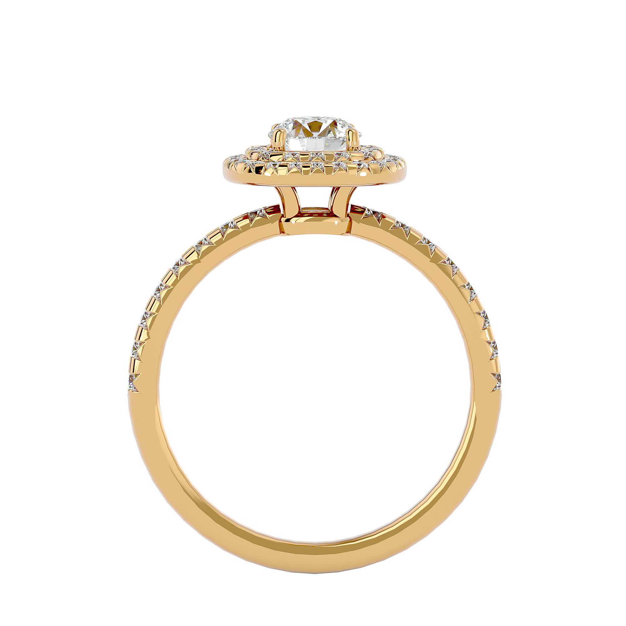 HOH Juliet Diamond Halo Ring