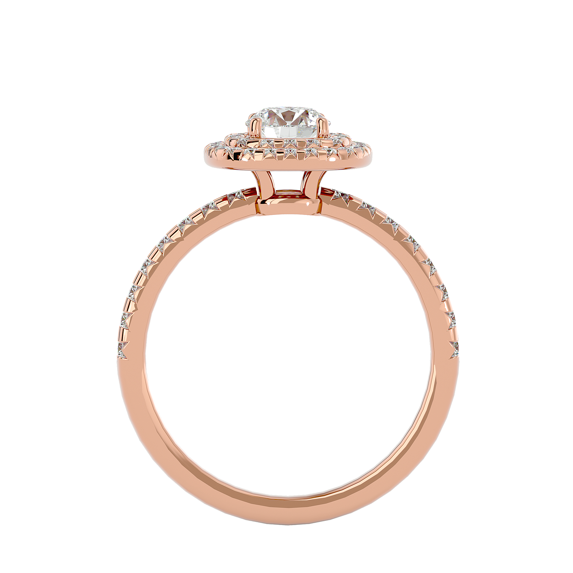 HOH Juliet Diamond Halo Ring