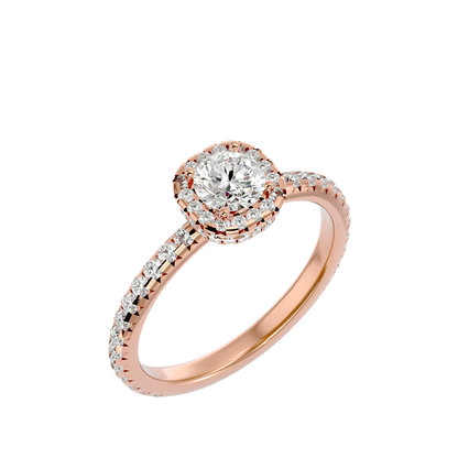 HOH Luciana Diamond Halo Ring
