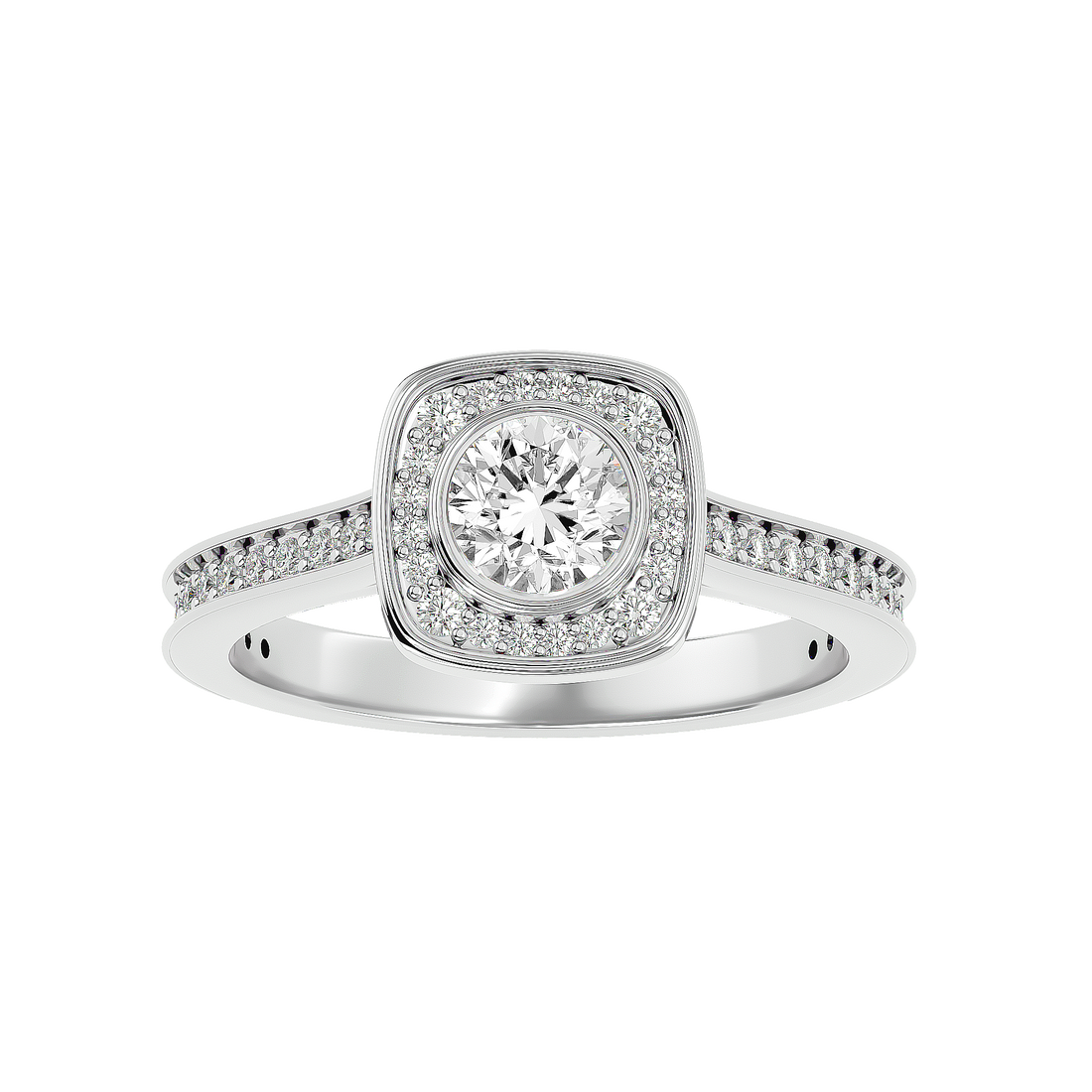 HOH Lydia Diamond Halo Ring