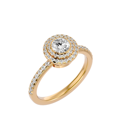 HOH Maria Diamond Halo Ring
