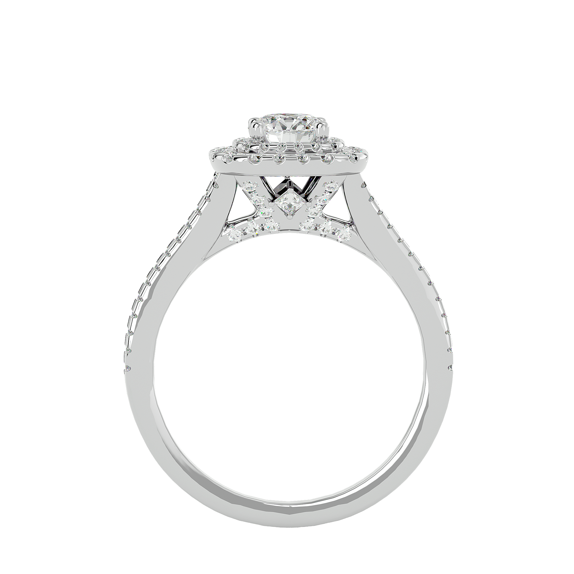 HOH Marvel Diamond Halo Ring