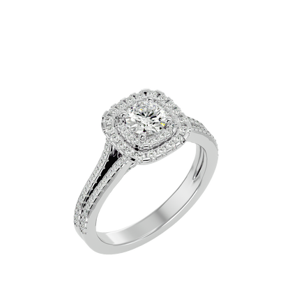 HOH Marvel Diamond Halo Ring