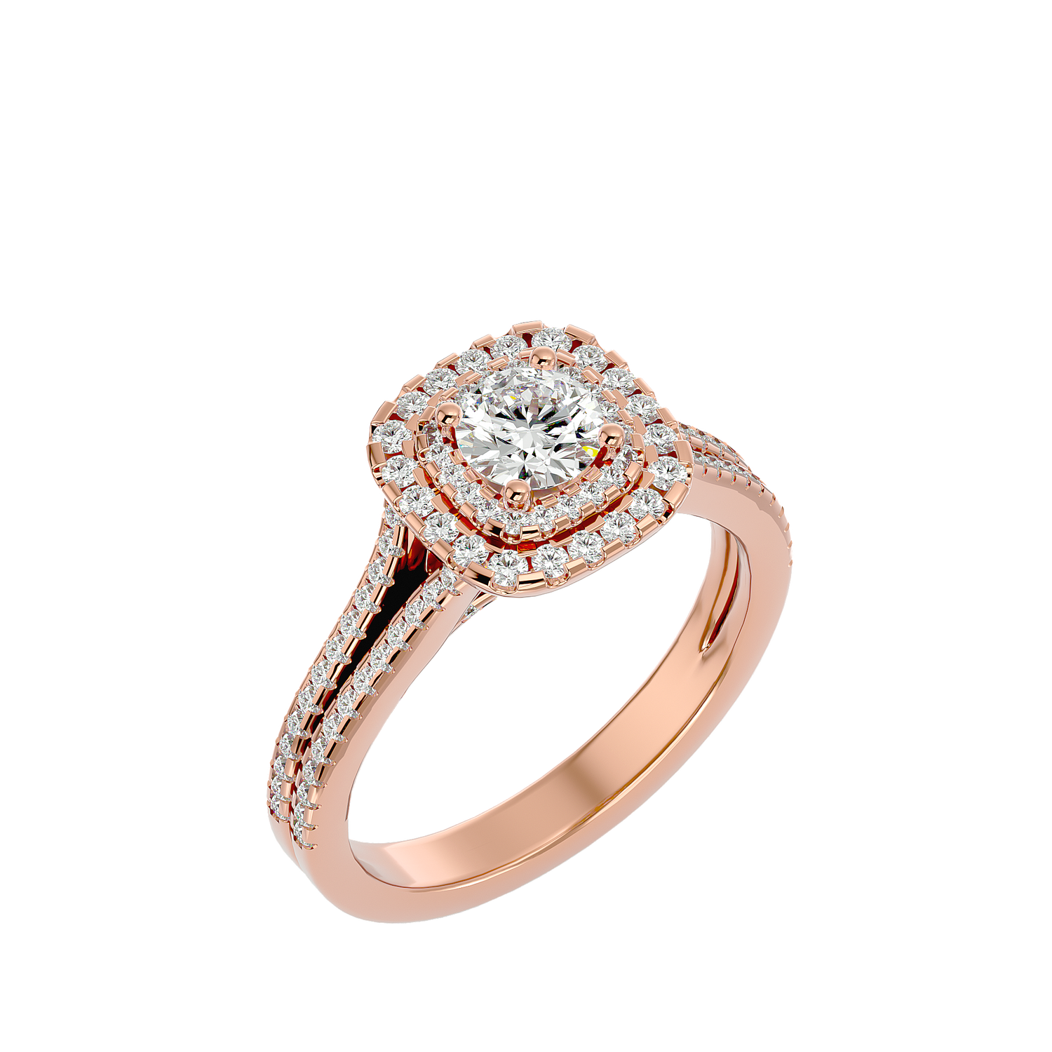 HOH Marvel Diamond Halo Ring