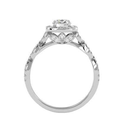 HOH Meredith Diamond Halo Ring