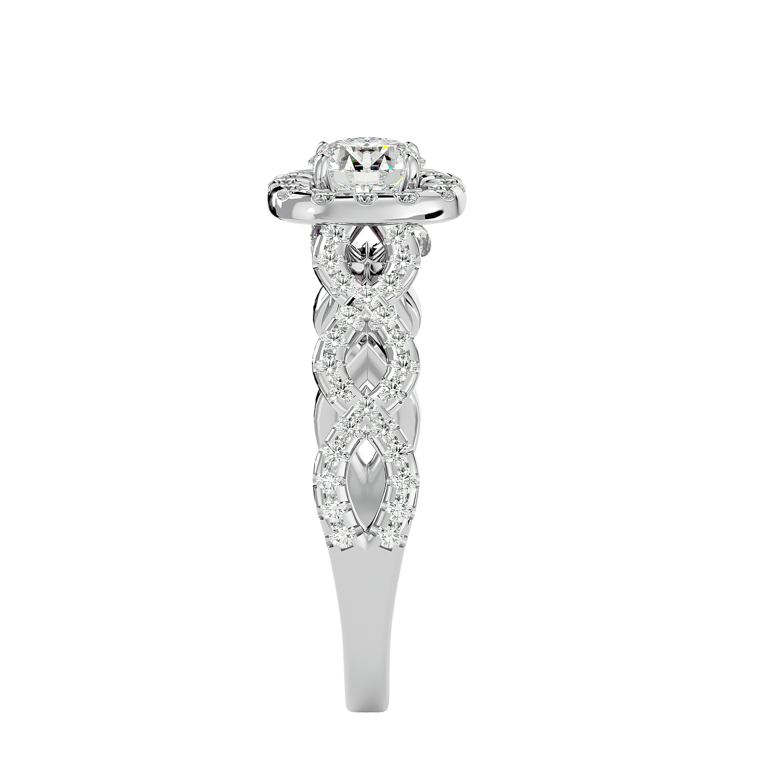 HOH Meredith Diamond Halo Ring