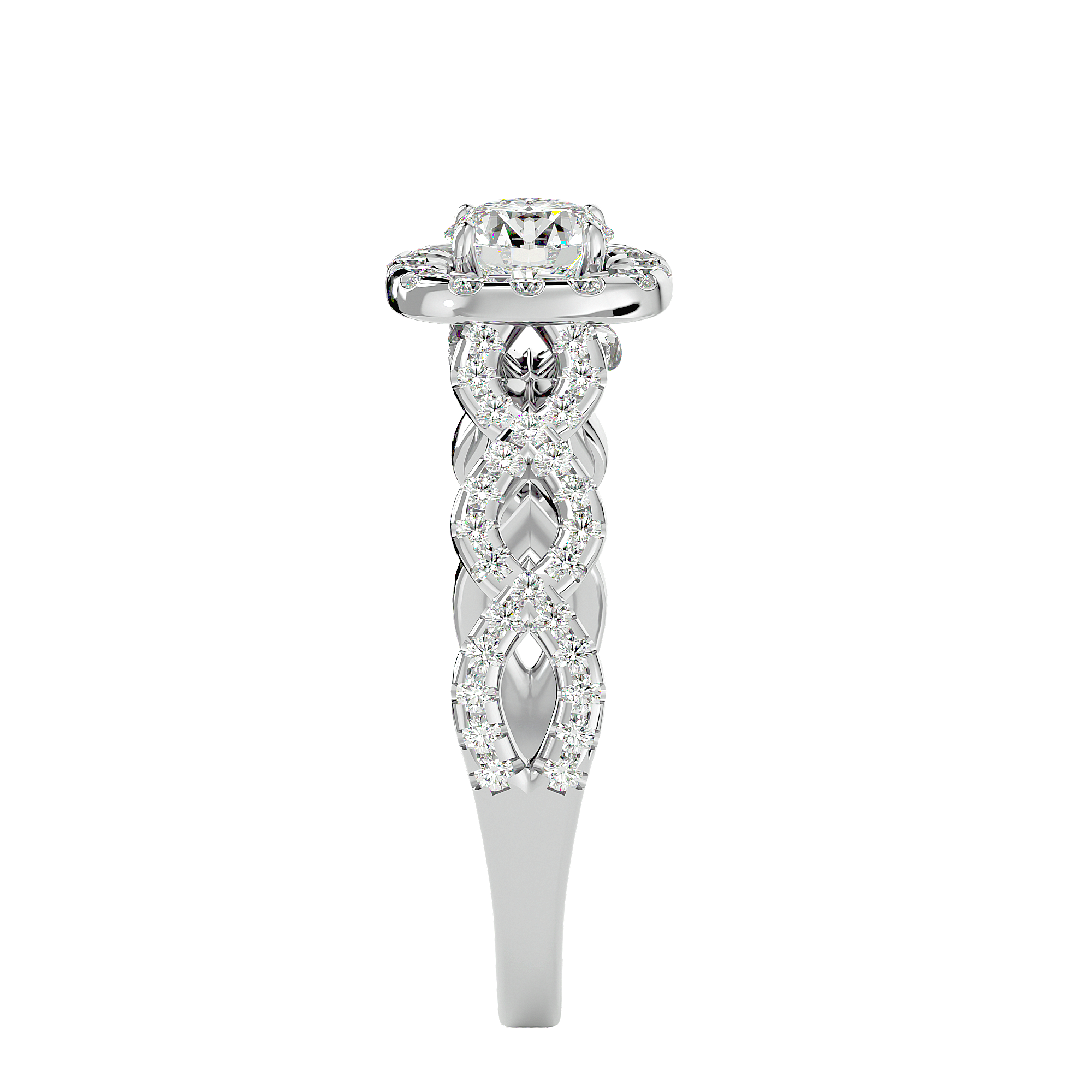 HOH Meredith Diamond Halo Ring