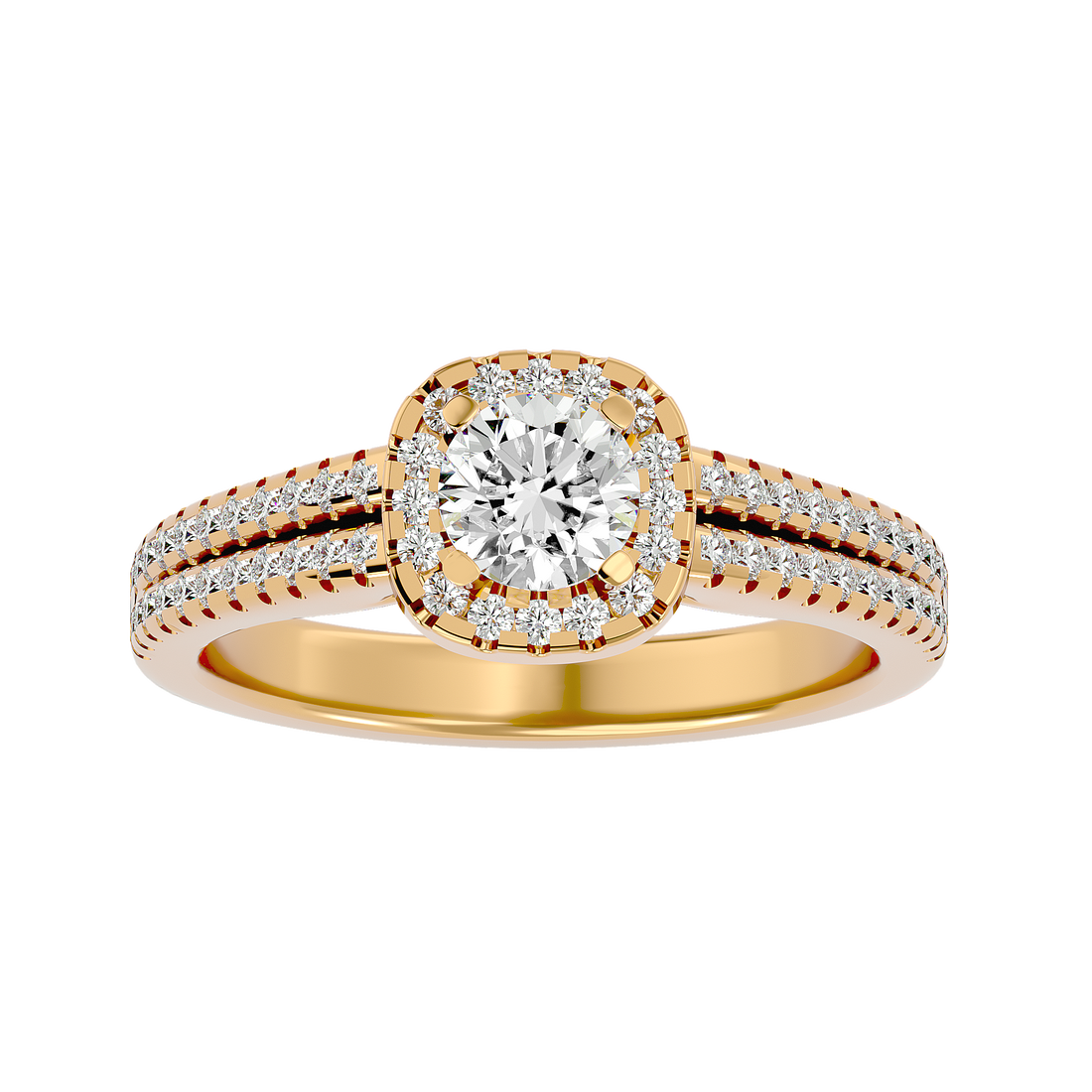 HOH Mireille Diamond Halo Ring