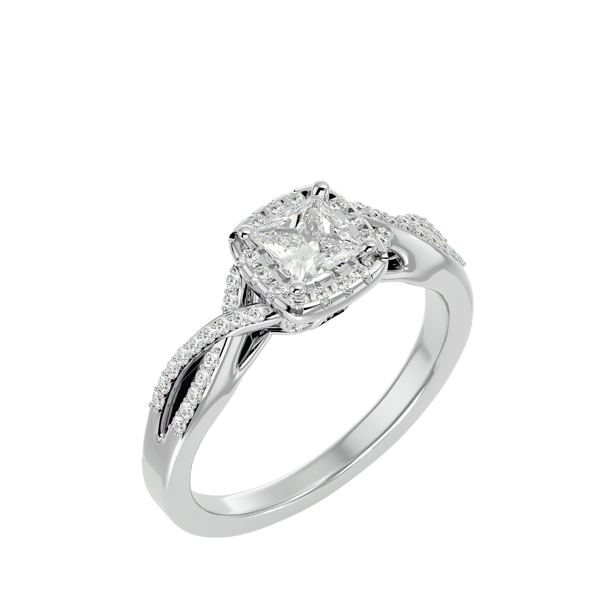 HOH Natalia Diamond Halo Ring