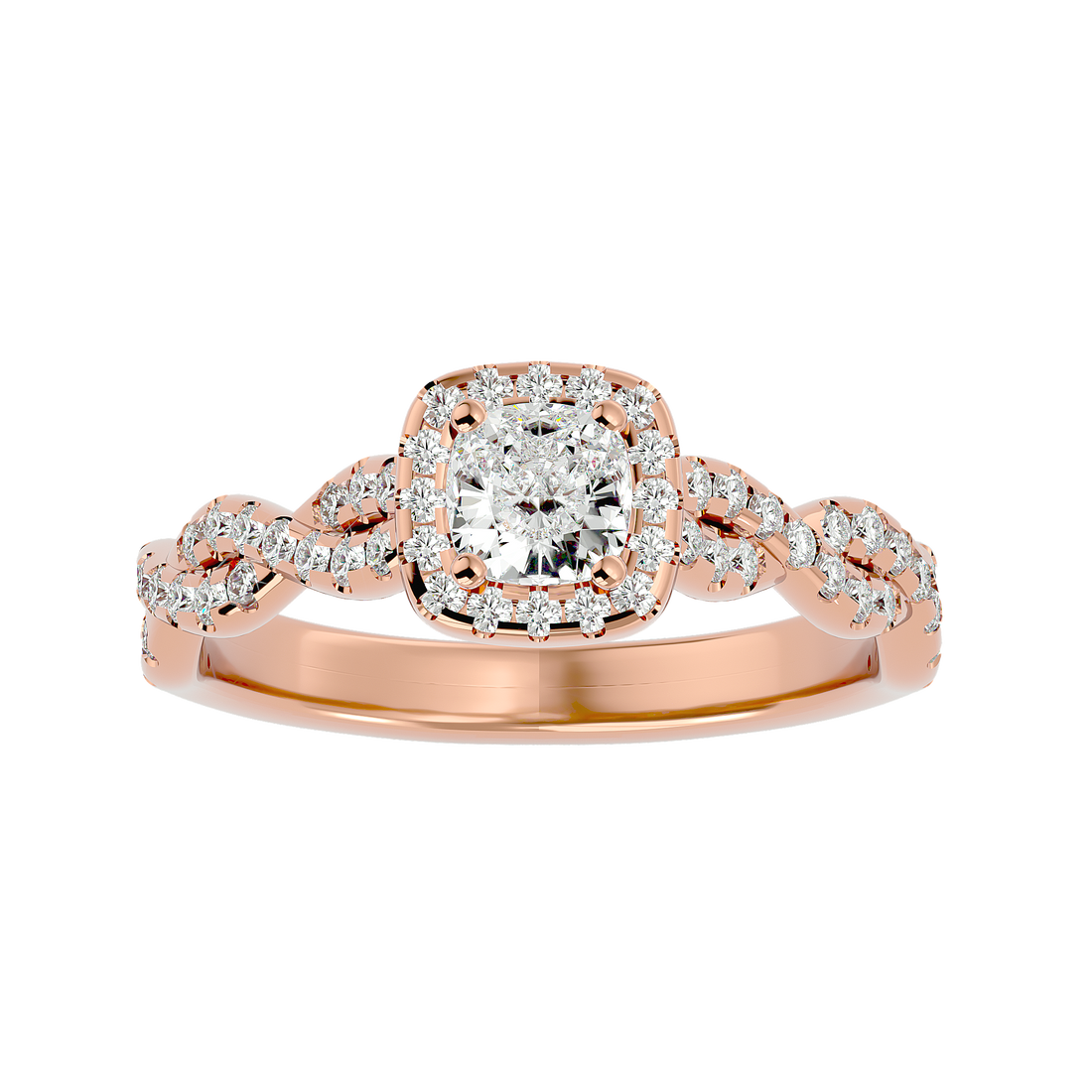HOH Octavia Diamond Halo Ring