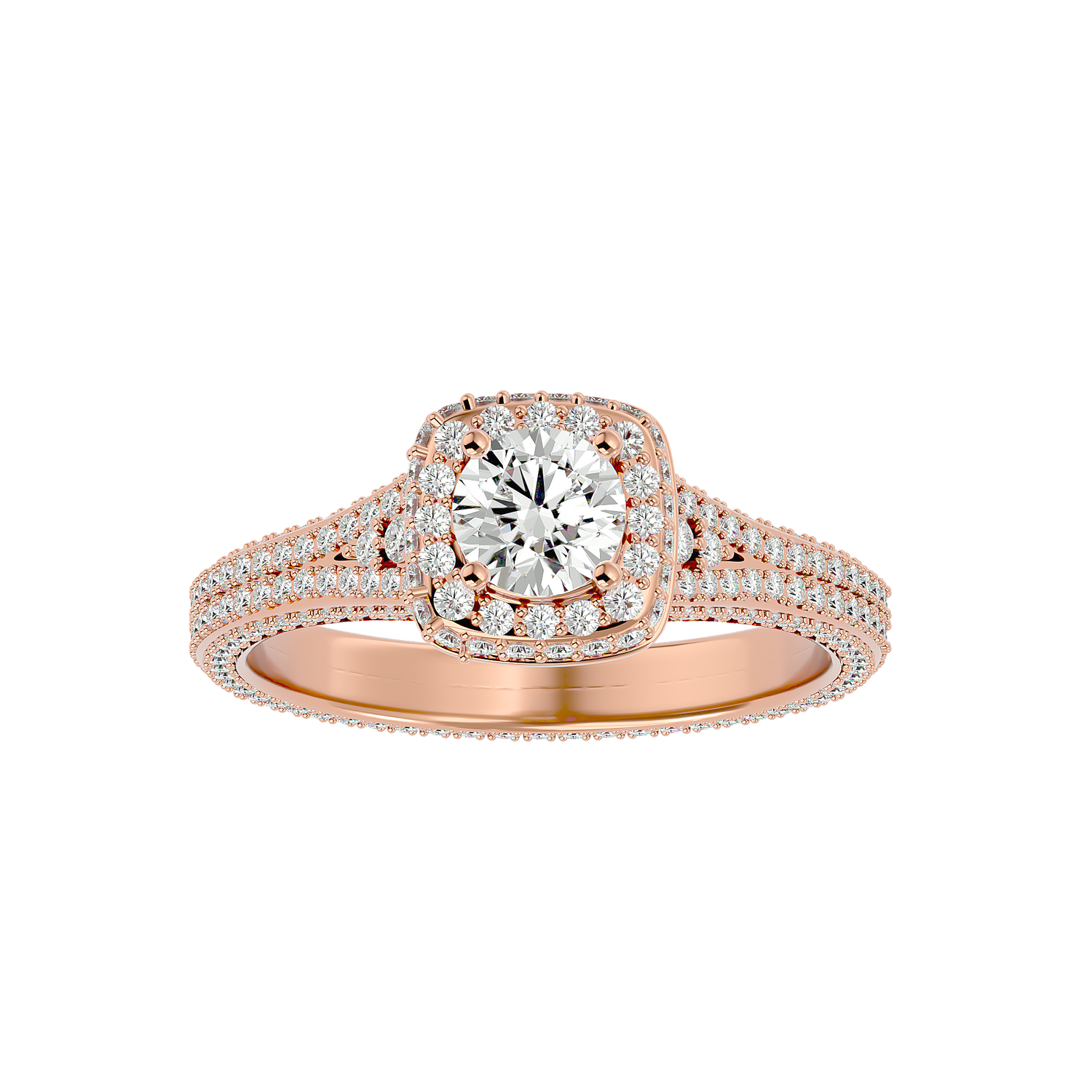 HOH Valerie Diamond Halo Ring