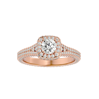 HOH Valerie Diamond Halo Ring