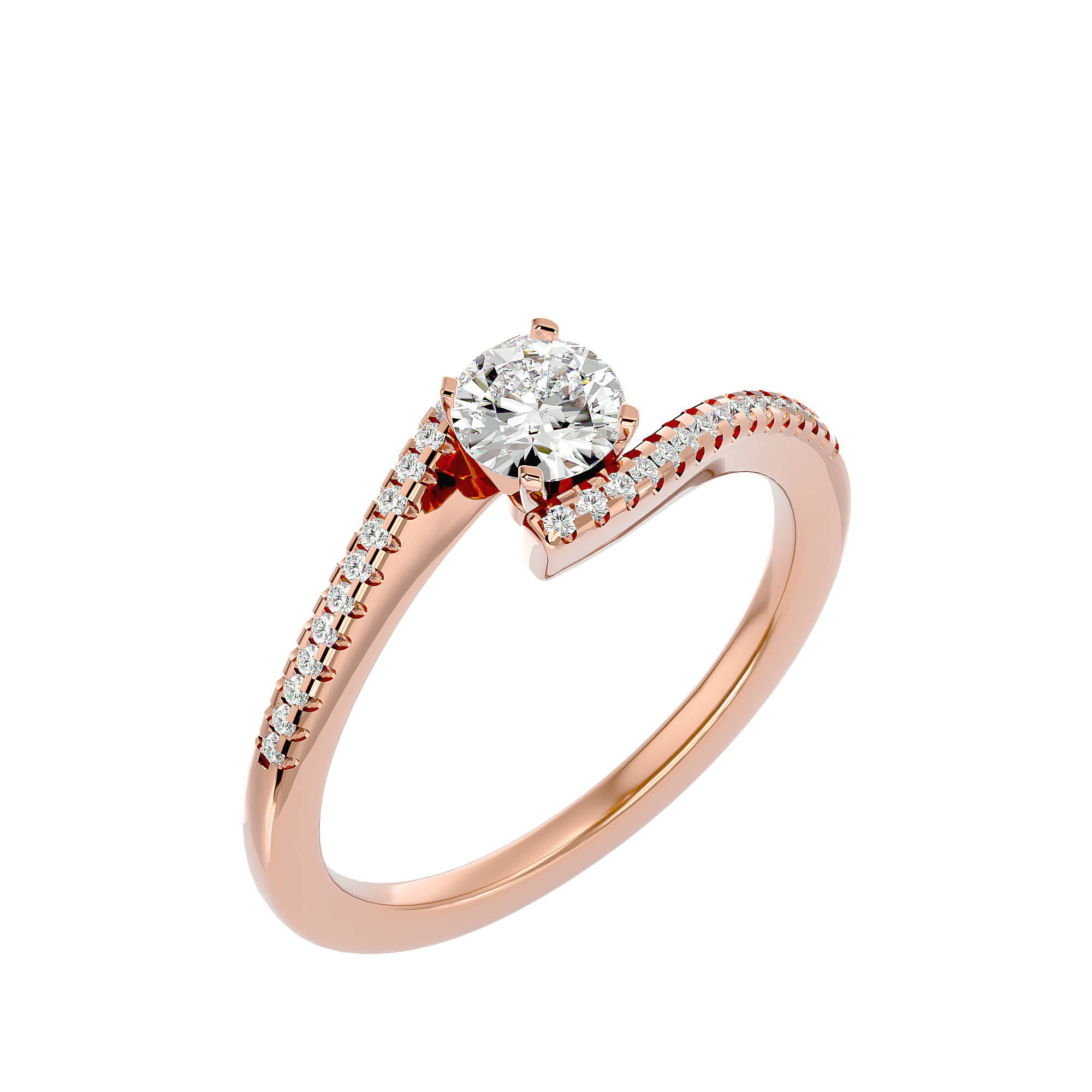 HOH Eva Diamond Solitaire Ring