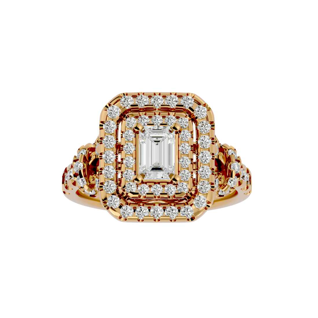 HOH Frederick Diamond Halo Ring