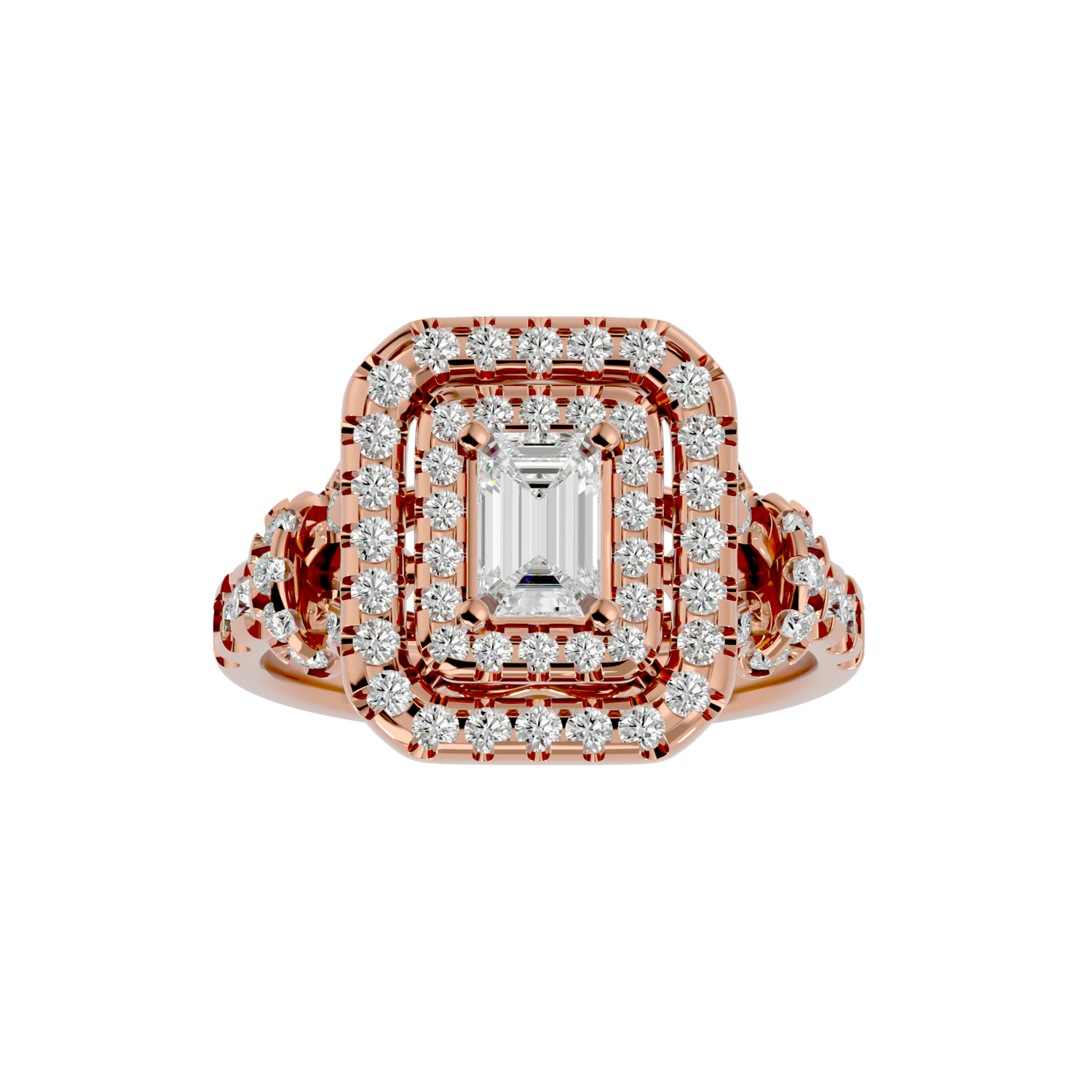 HOH Frederick Diamond Halo Ring