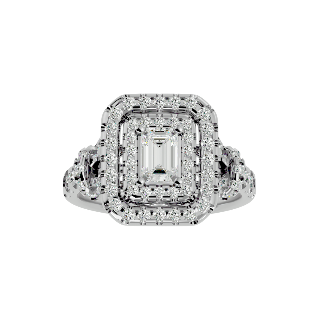 HOH Frederick Diamond Halo Ring