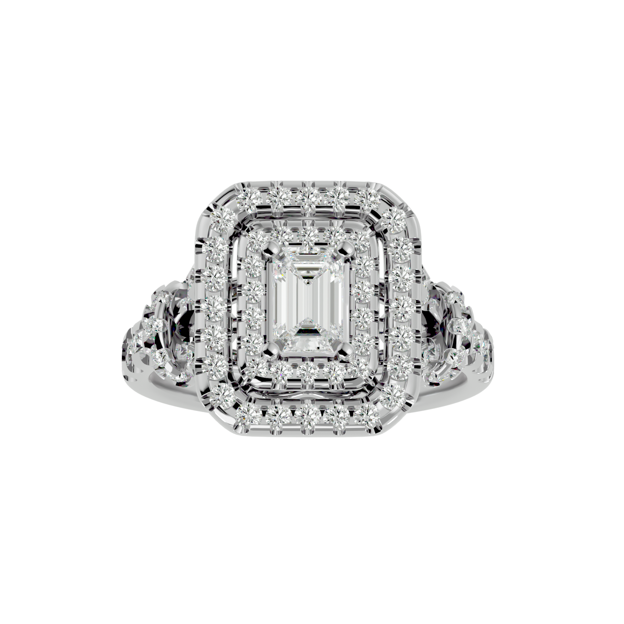 HOH Frederick Diamond Halo Ring