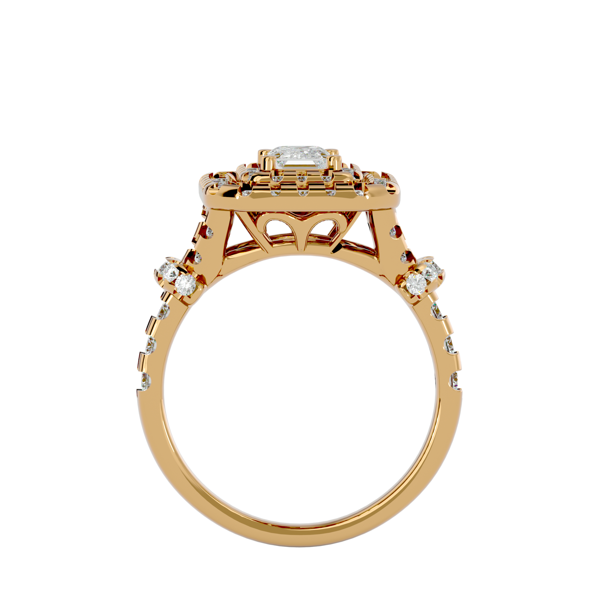 HOH Frederick Diamond Halo Ring