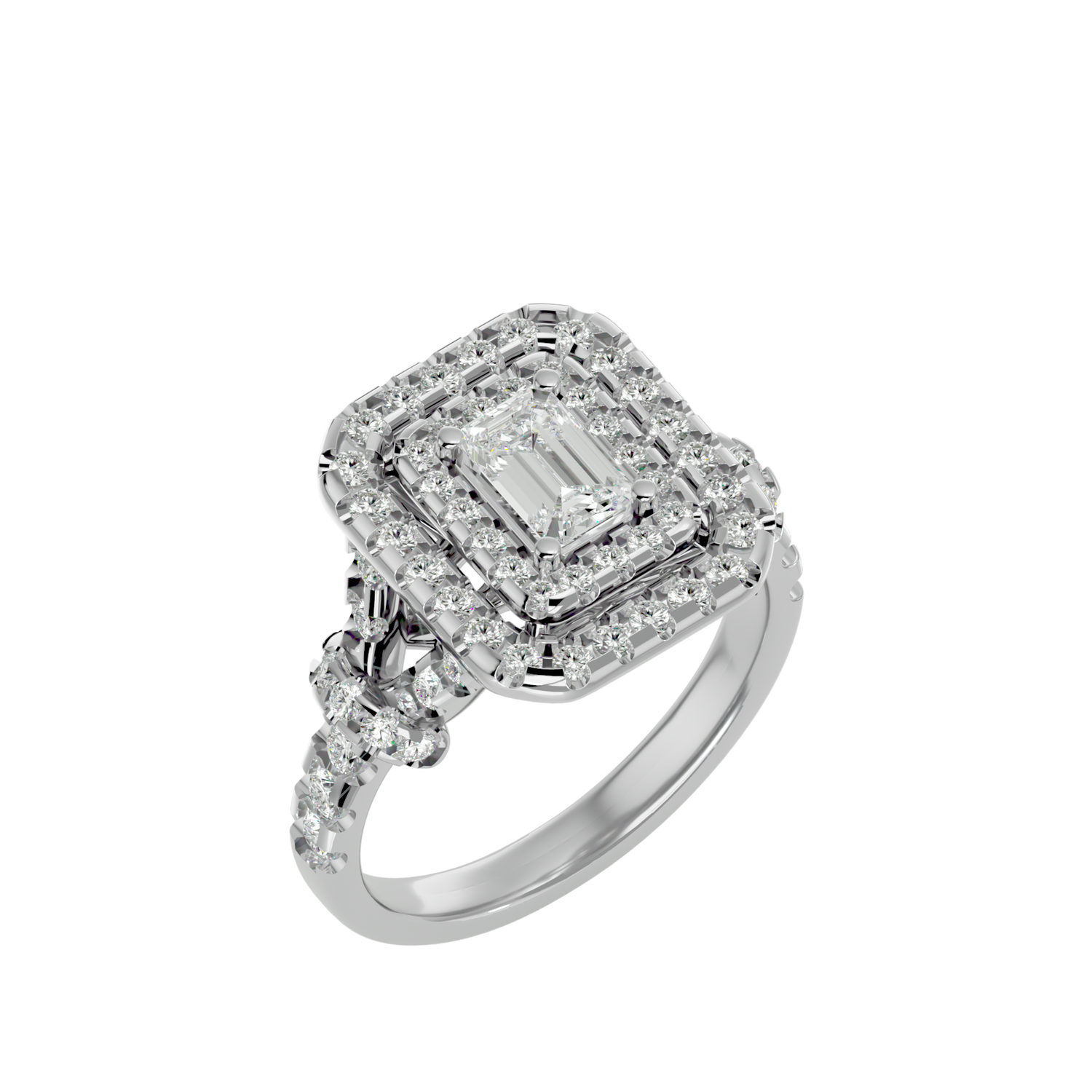 HOH Frederick Diamond Halo Ring