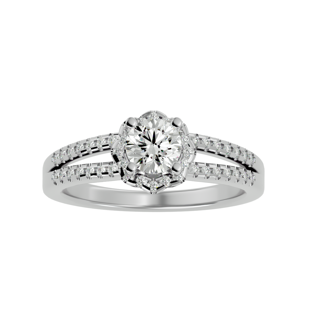 HOH Gerald Diamond Halo Ring