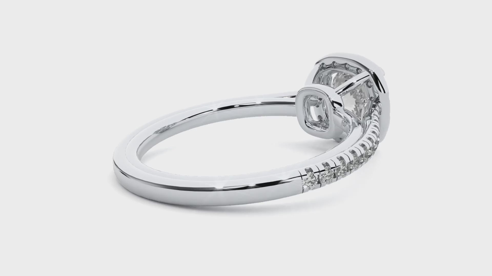 HOH Morganna Diamond Halo Ring