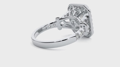 HOH Frederick Diamond Halo Ring