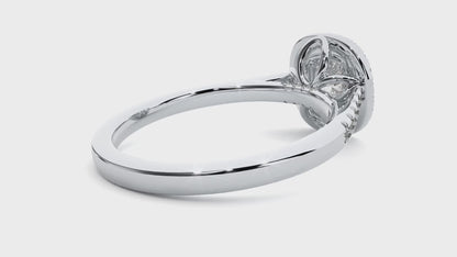 HOH Cassandra Diamond Halo Ring