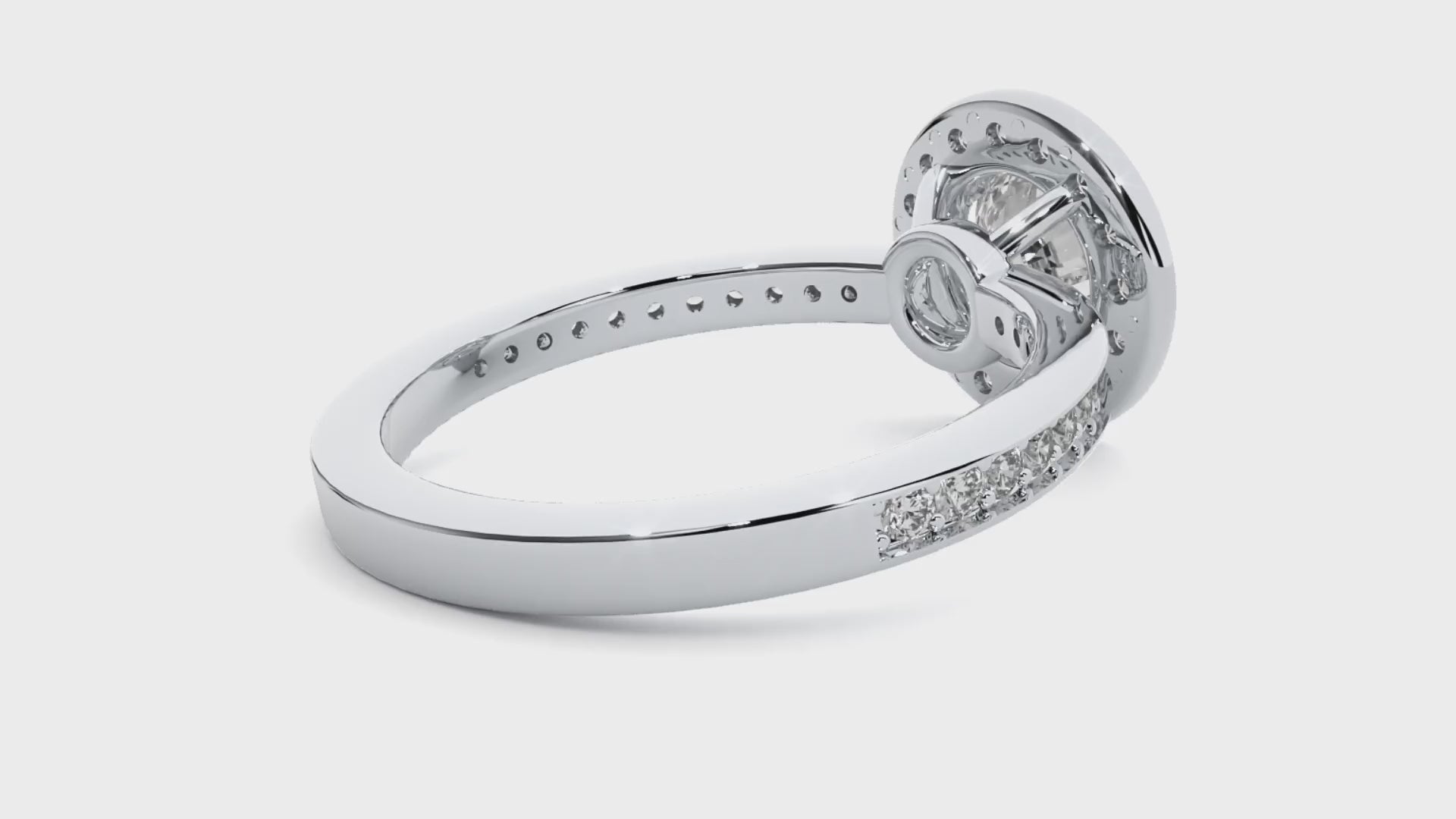 HOH Evangeline Diamond Halo Ring